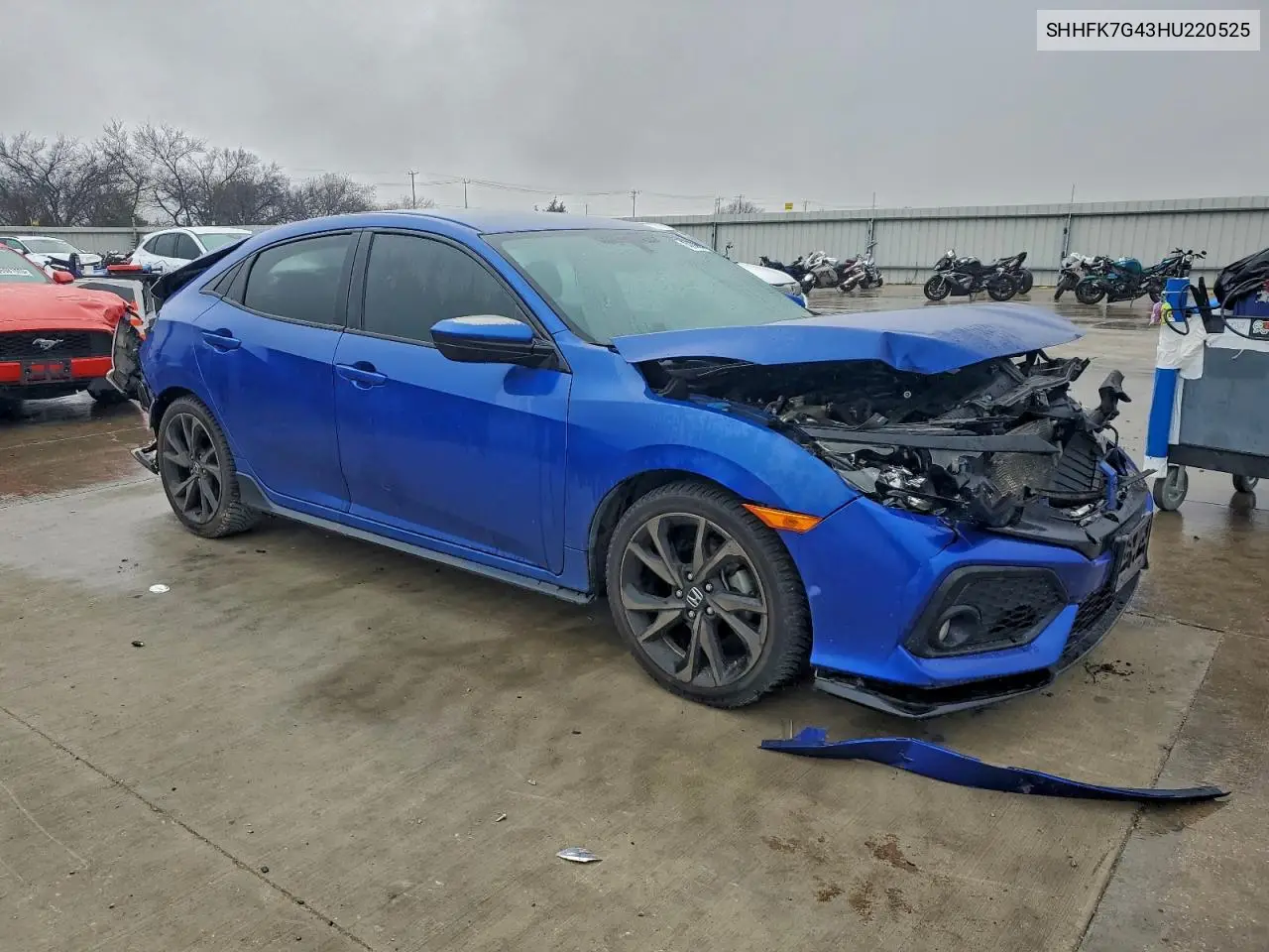 SHHFK7G43HU220525 2017 Honda Civic Sport
