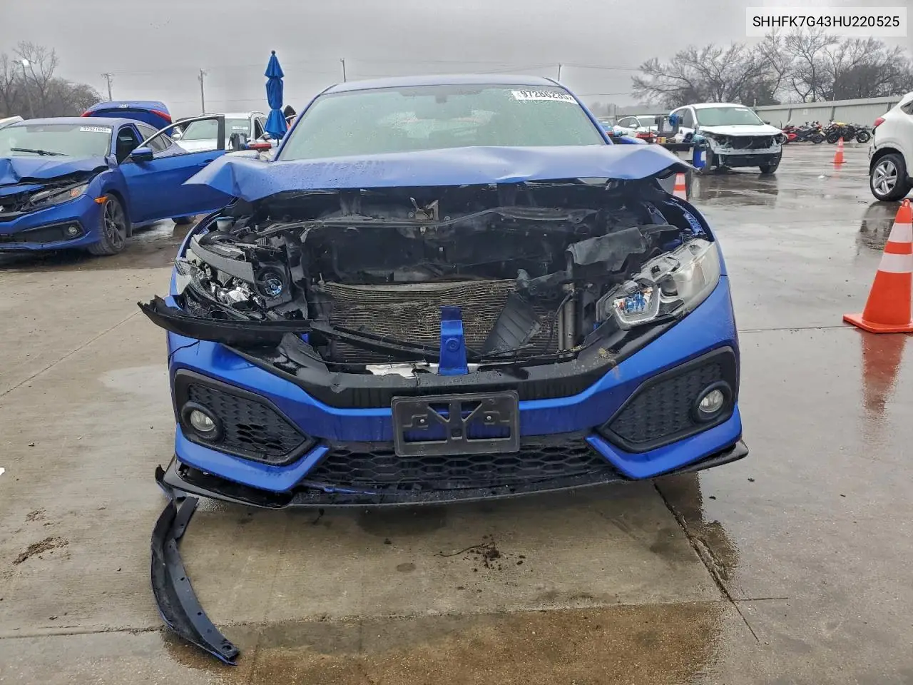 SHHFK7G43HU220525 2017 Honda Civic Sport