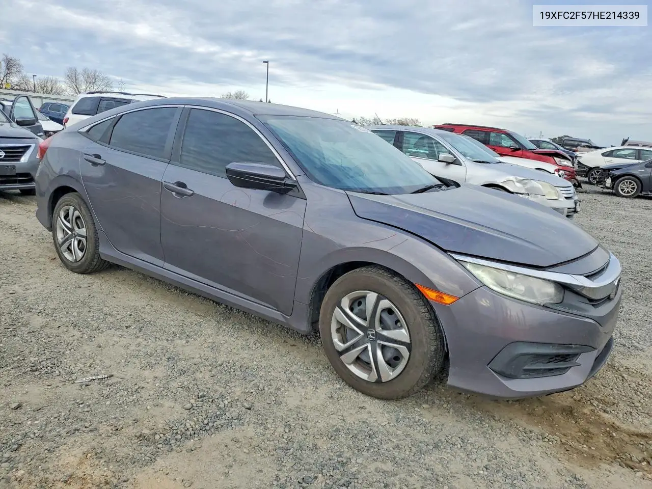 19XFC2F57HE214339 2017 Honda Civic Lx