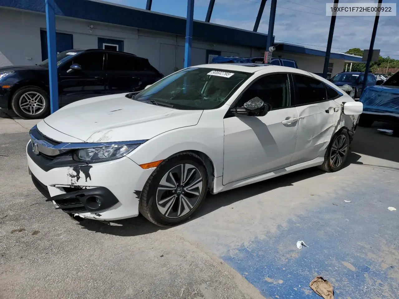 19XFC1F72HE000922 2017 Honda Civic Exl
