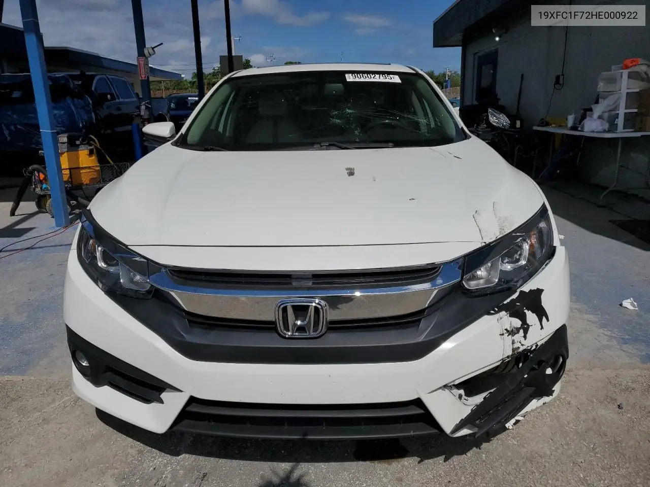 19XFC1F72HE000922 2017 Honda Civic Exl
