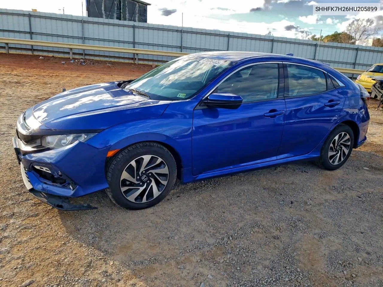 SHHFK7H26HU205899 2017 Honda Civic Lx
