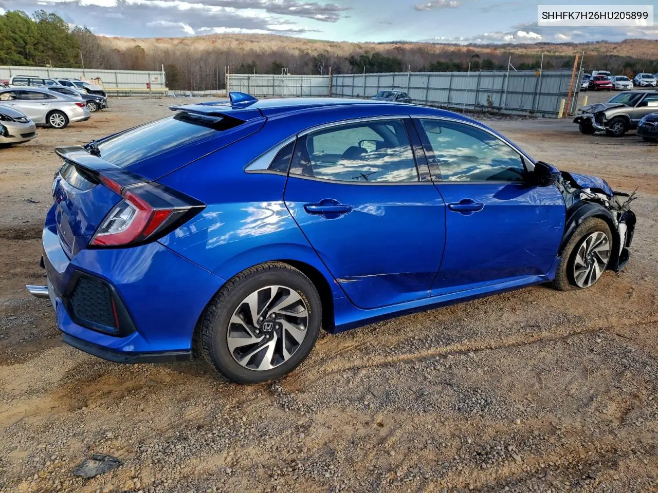 SHHFK7H26HU205899 2017 Honda Civic Lx