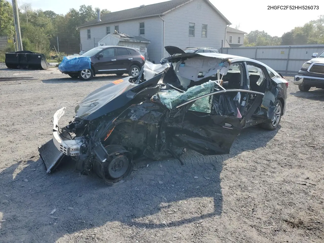 2HGFC2F52HH526073 2017 Honda Civic Lx