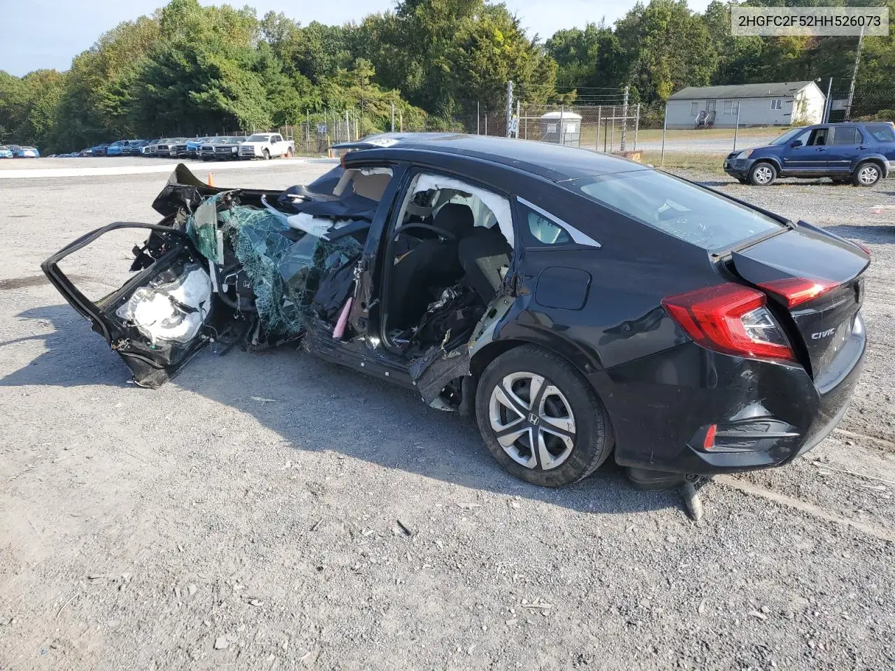 2HGFC2F52HH526073 2017 Honda Civic Lx