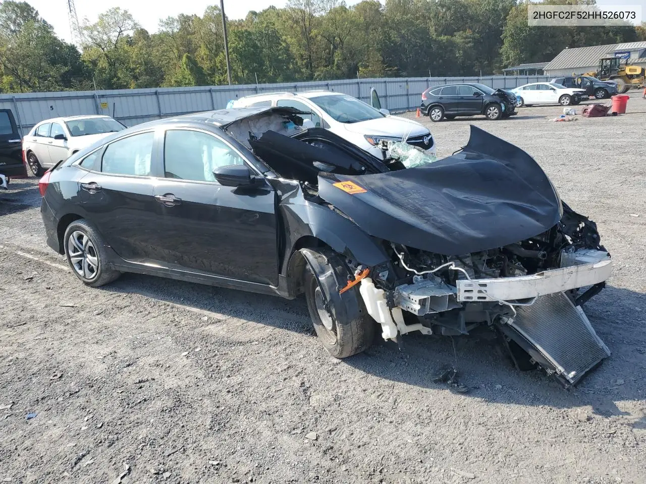 2HGFC2F52HH526073 2017 Honda Civic Lx
