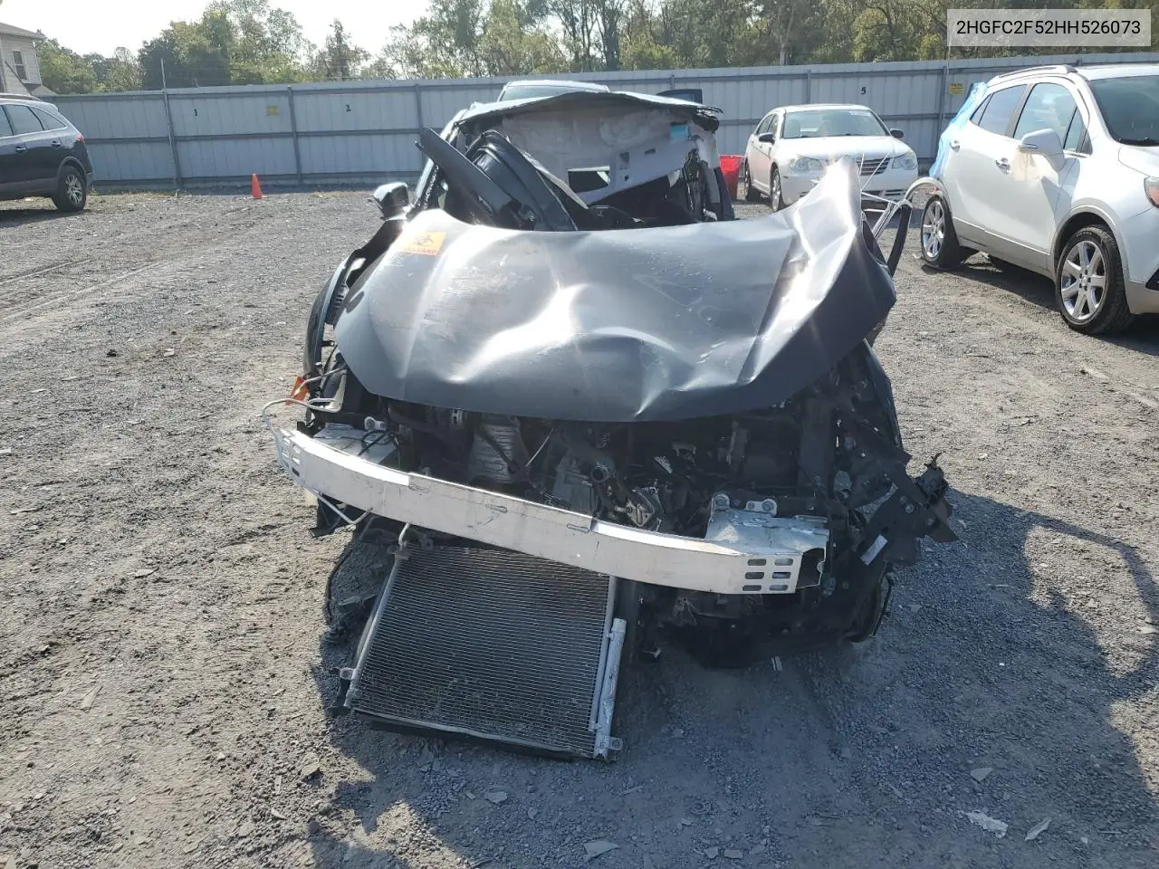 2HGFC2F52HH526073 2017 Honda Civic Lx