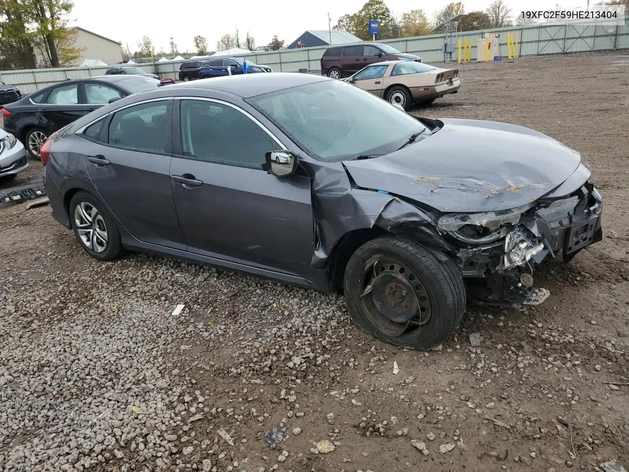 19XFC2F59HE213404 2017 Honda Civic Lx