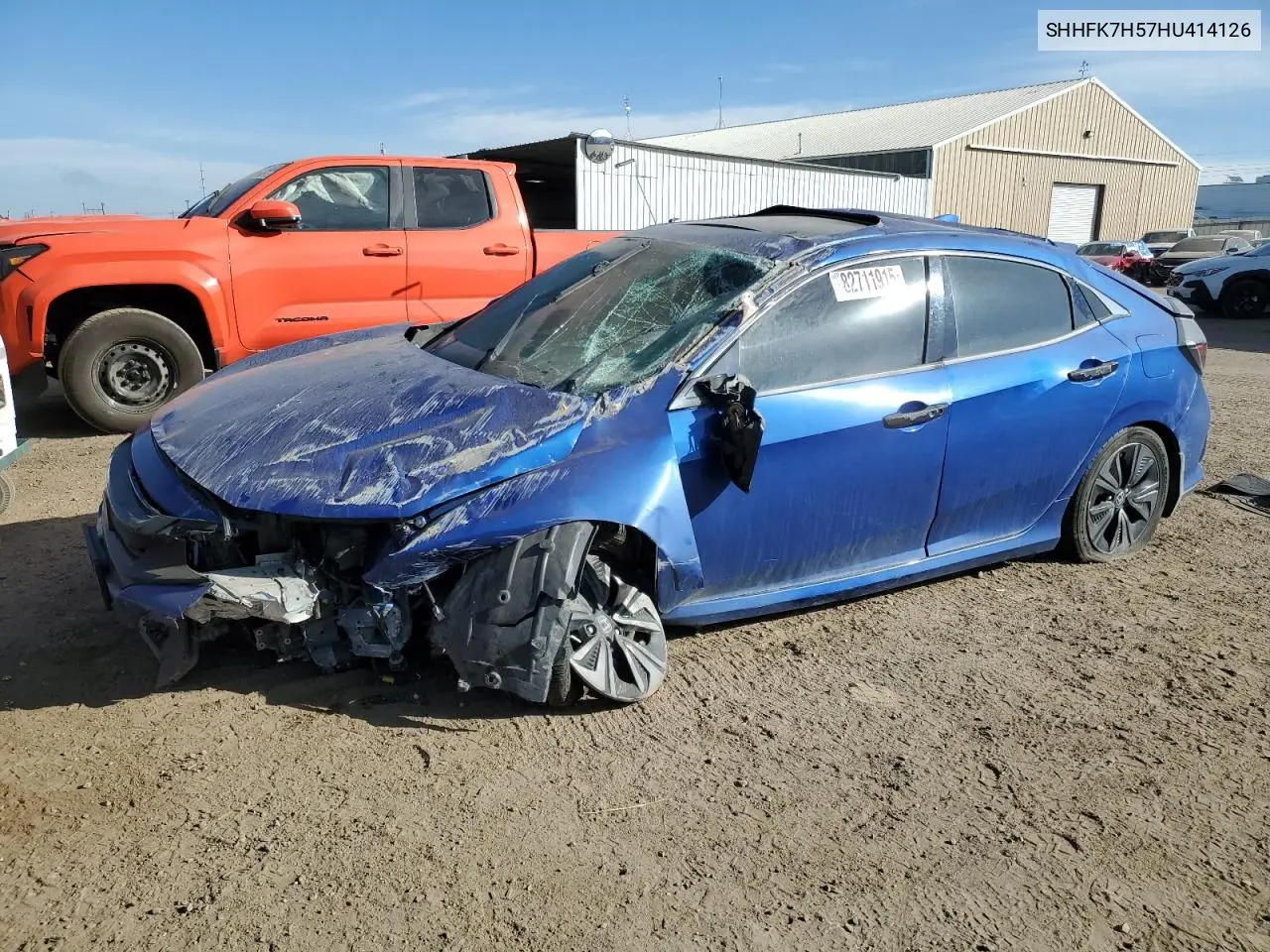 SHHFK7H57HU414126 2017 Honda Civic Ex
