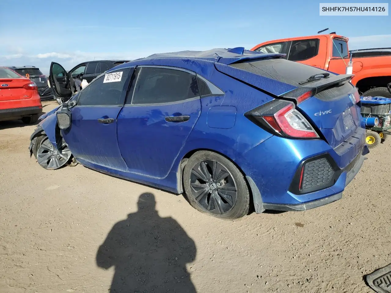 SHHFK7H57HU414126 2017 Honda Civic Ex