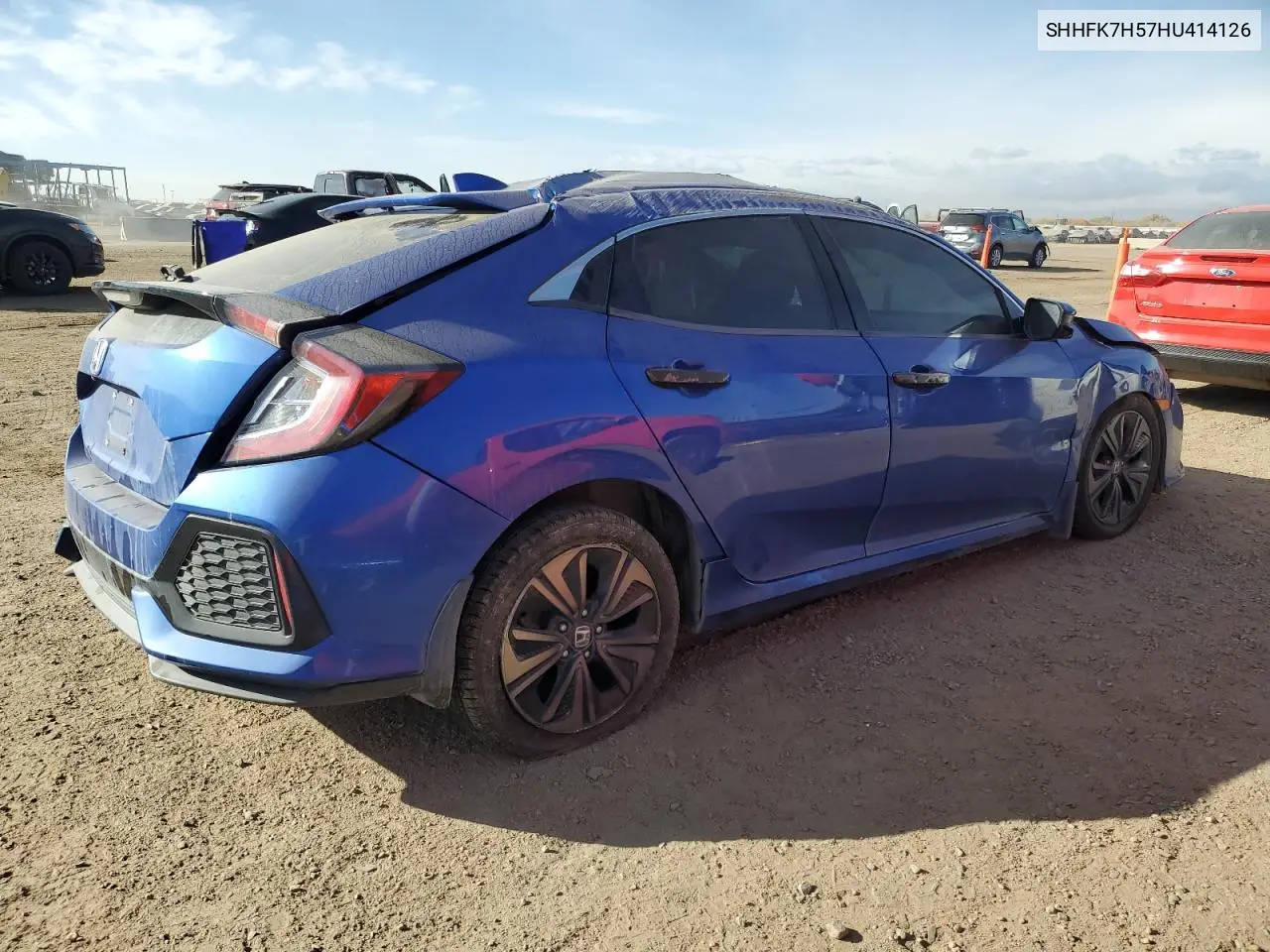 SHHFK7H57HU414126 2017 Honda Civic Ex