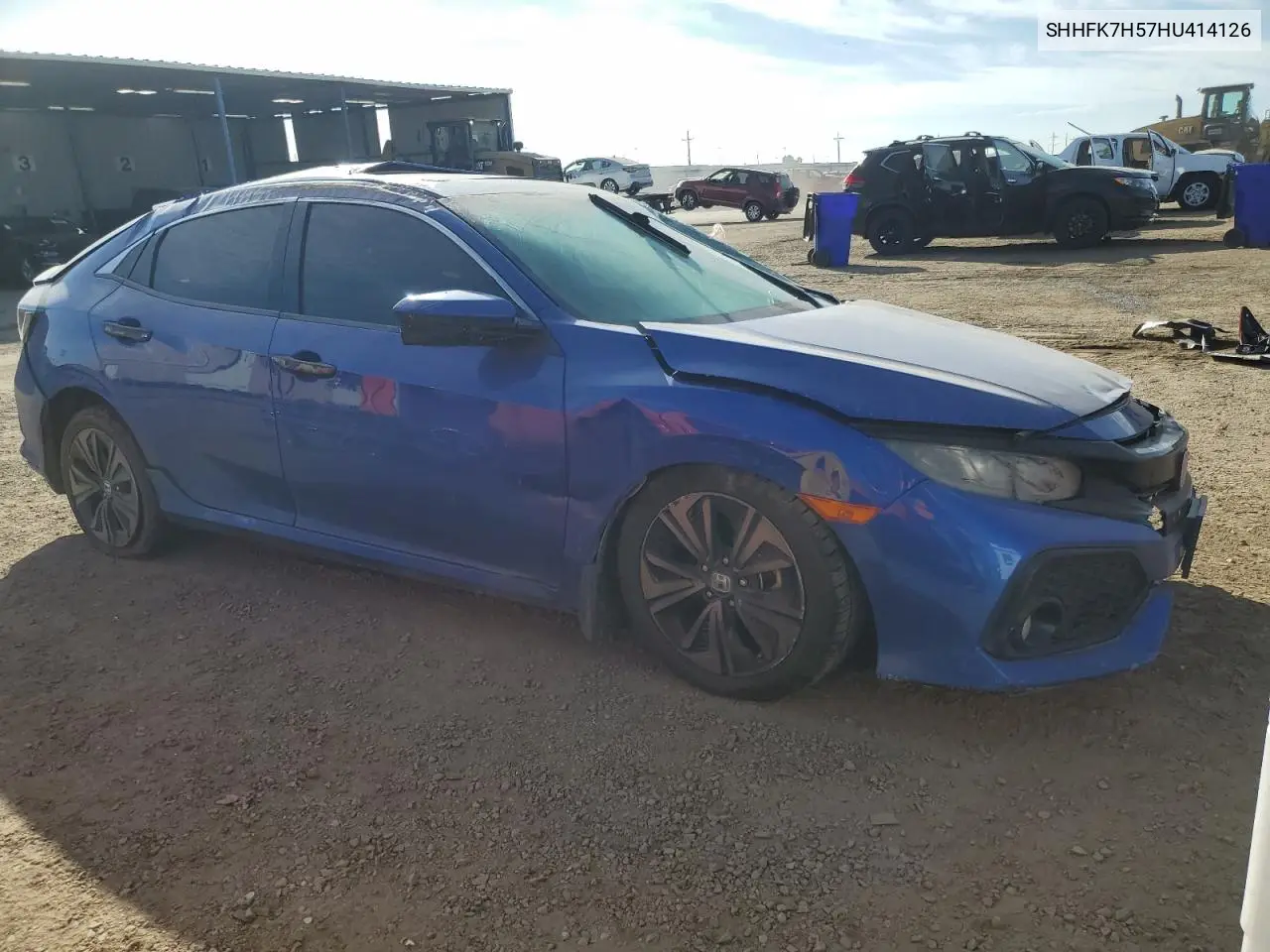 SHHFK7H57HU414126 2017 Honda Civic Ex