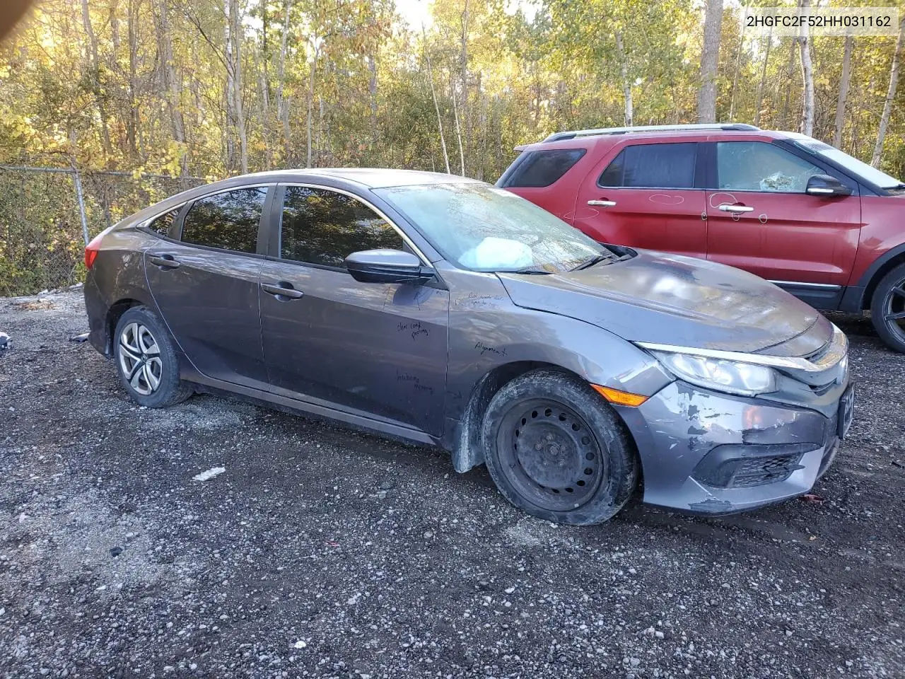 2HGFC2F52HH031162 2017 Honda Civic Lx