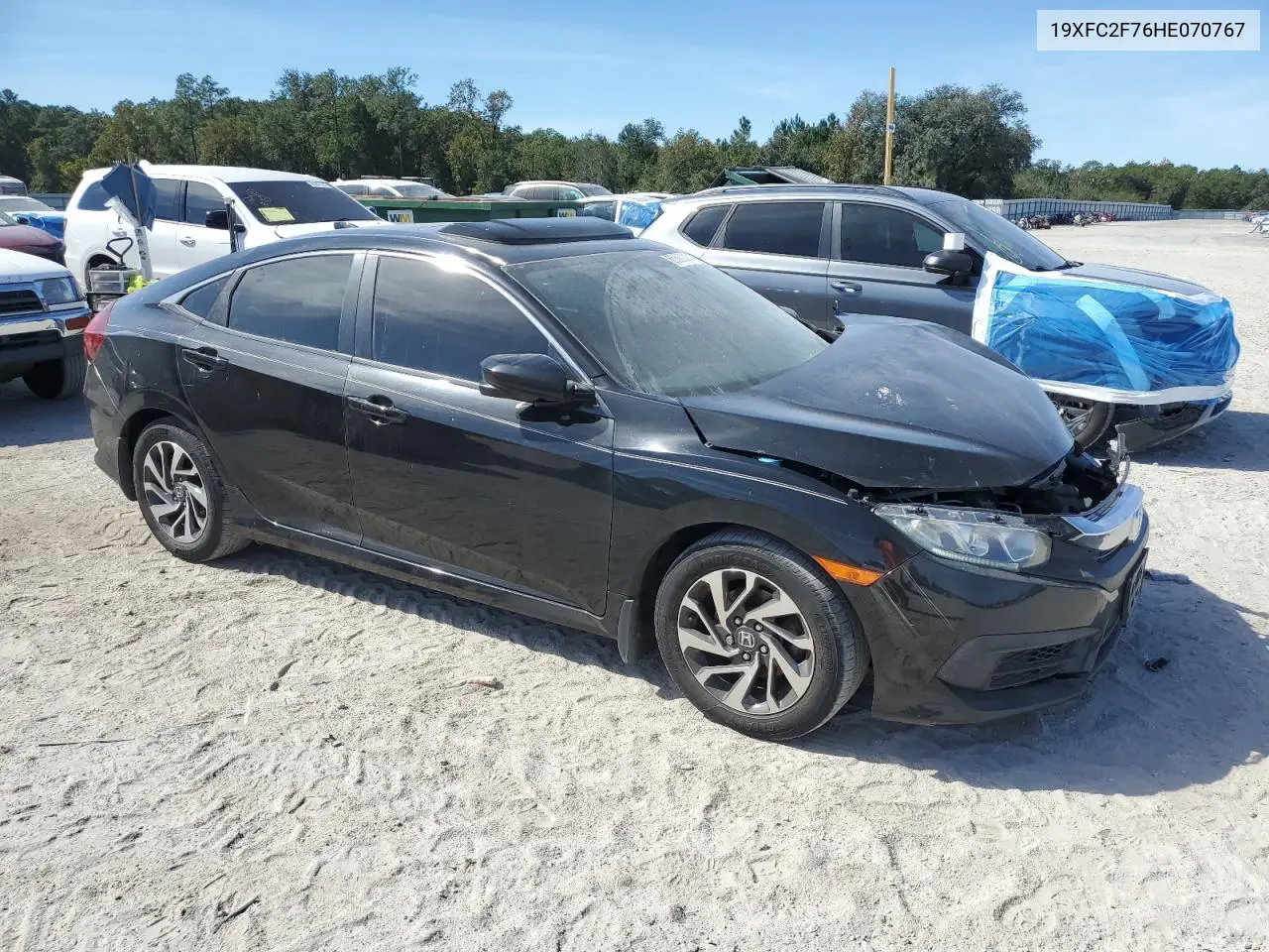 19XFC2F76HE070767 2017 Honda Civic Ex