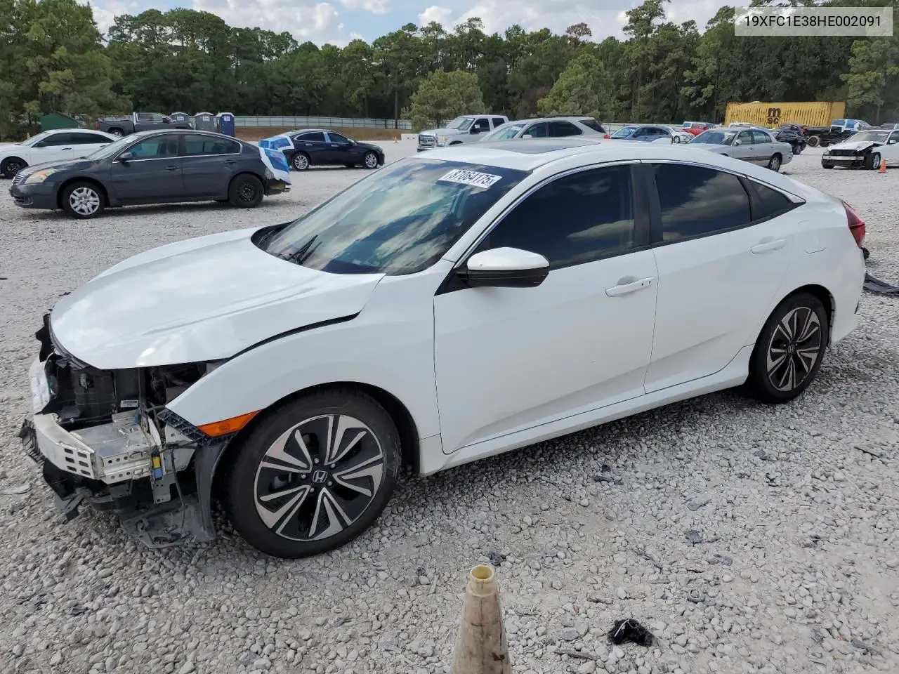19XFC1E38HE002091 2017 Honda Civic Ex
