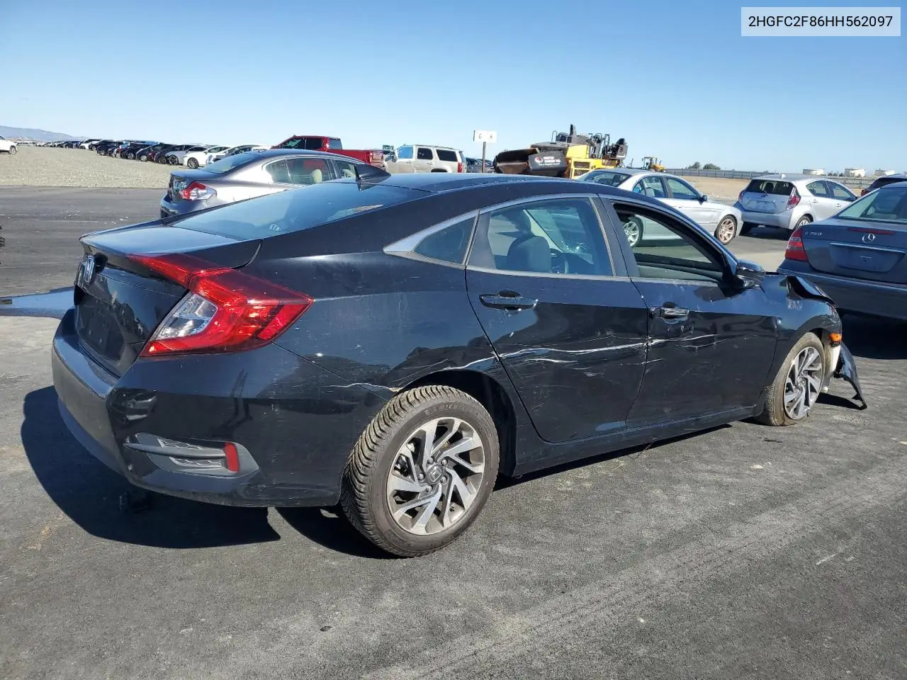 2HGFC2F86HH562097 2017 Honda Civic Ex