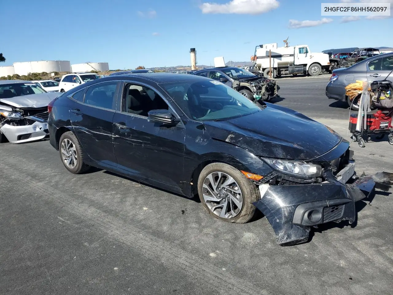 2HGFC2F86HH562097 2017 Honda Civic Ex