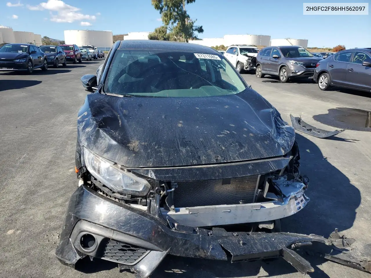 2HGFC2F86HH562097 2017 Honda Civic Ex