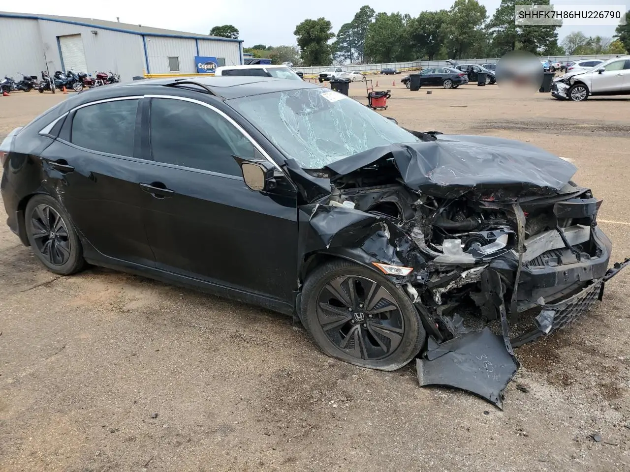 SHHFK7H86HU226790 2017 Honda Civic Exl