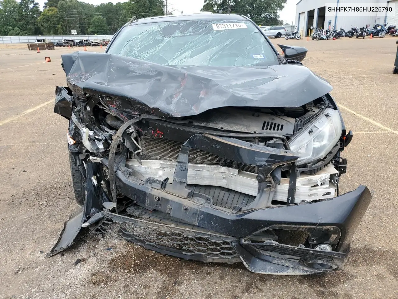 SHHFK7H86HU226790 2017 Honda Civic Exl