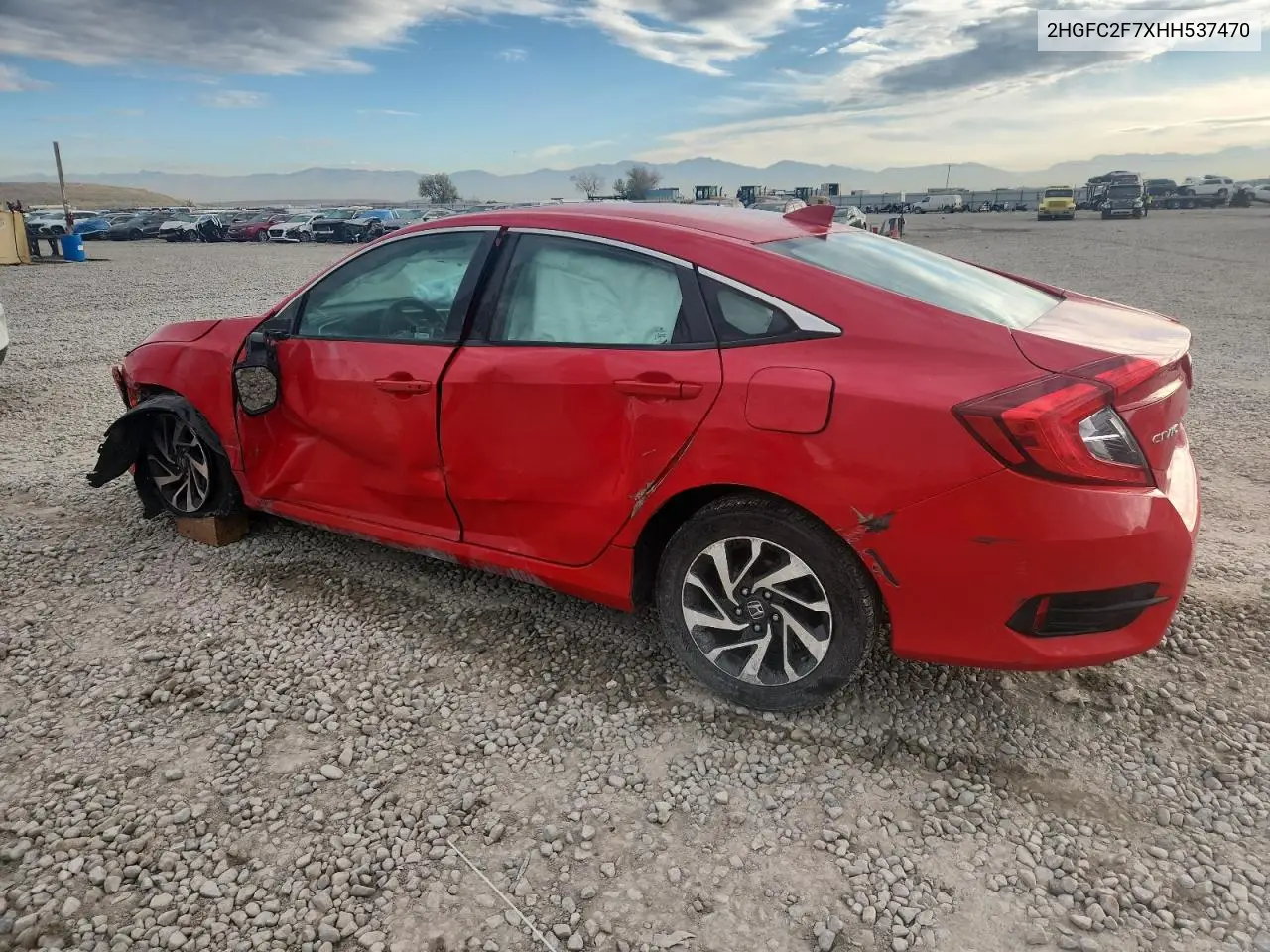 2HGFC2F7XHH537470 2017 Honda Civic Ex