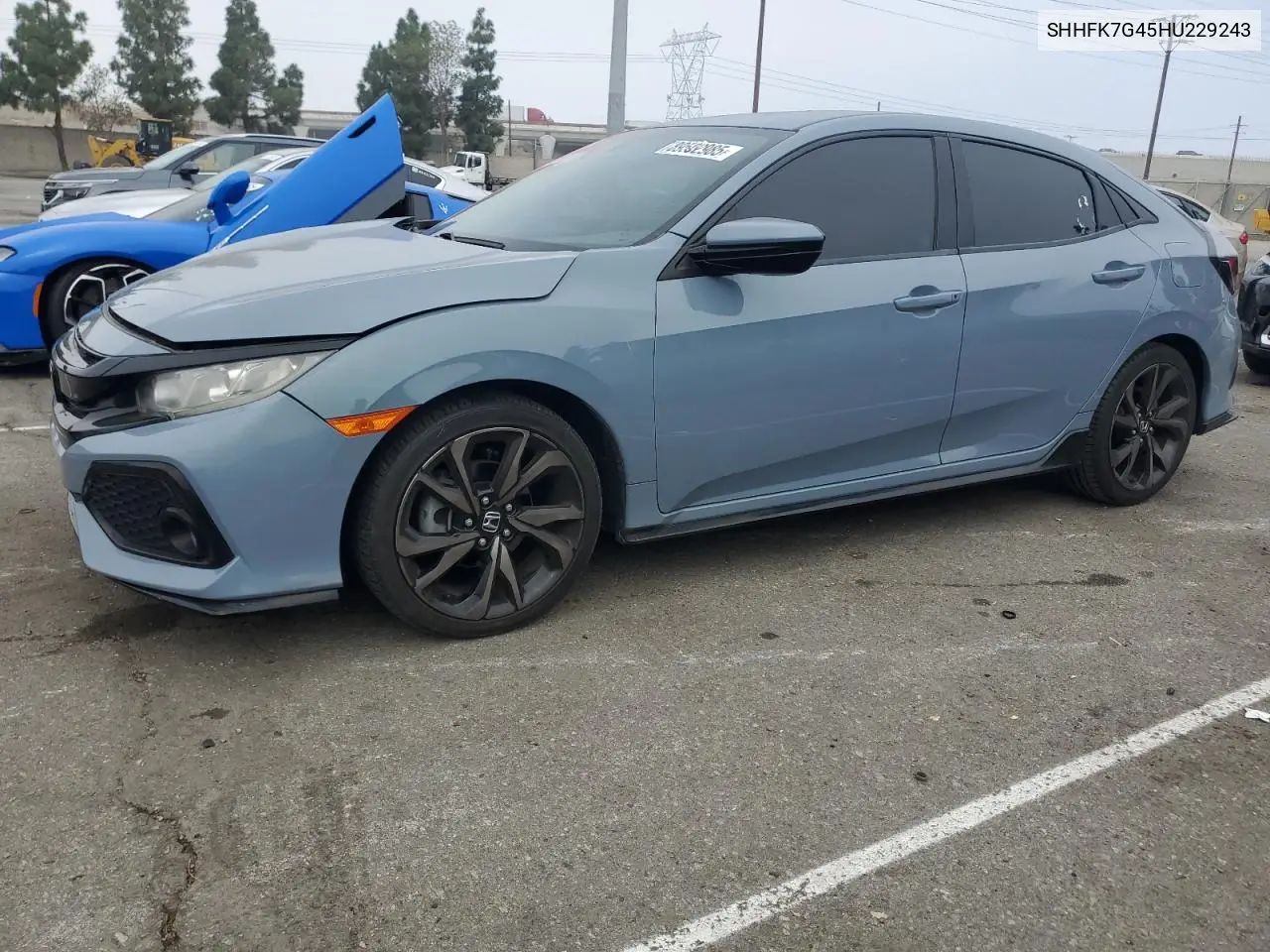SHHFK7G45HU229243 2017 Honda Civic Sport