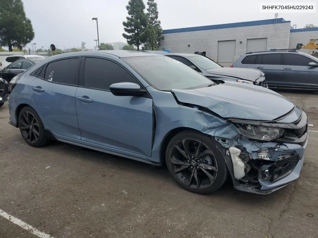 SHHFK7G45HU229243 2017 Honda Civic Sport