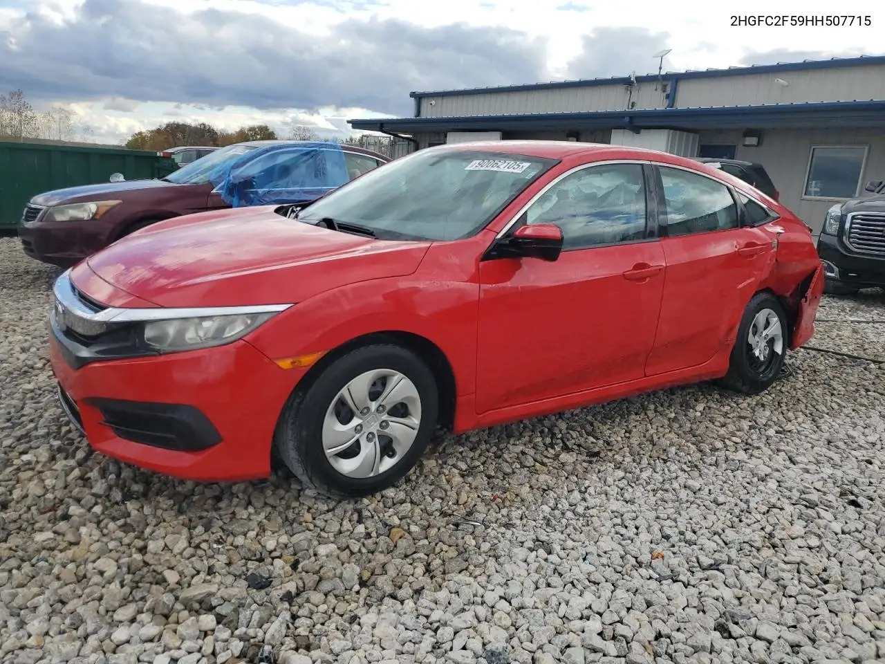 2HGFC2F59HH507715 2017 Honda Civic Lx