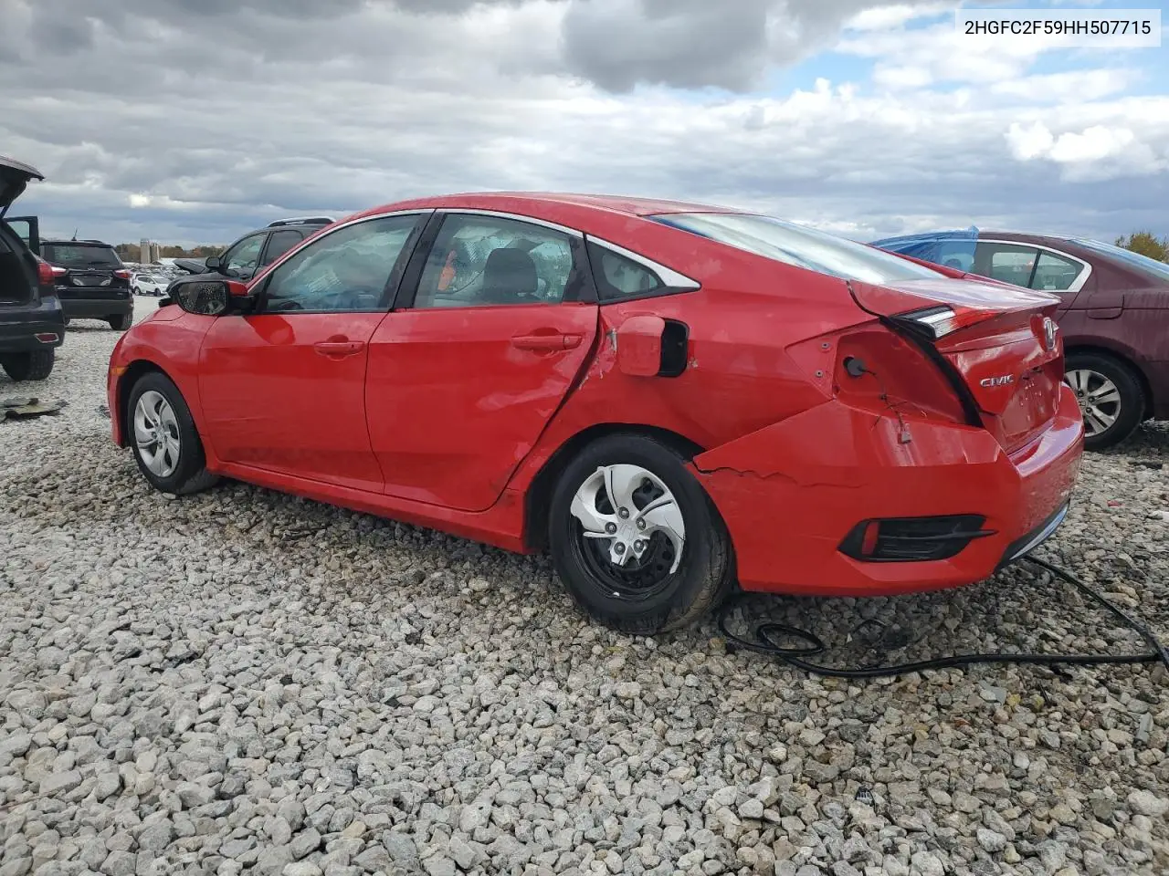 2HGFC2F59HH507715 2017 Honda Civic Lx