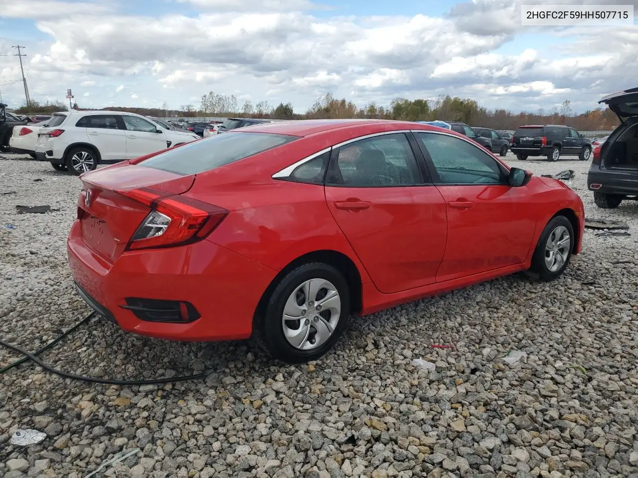 2HGFC2F59HH507715 2017 Honda Civic Lx
