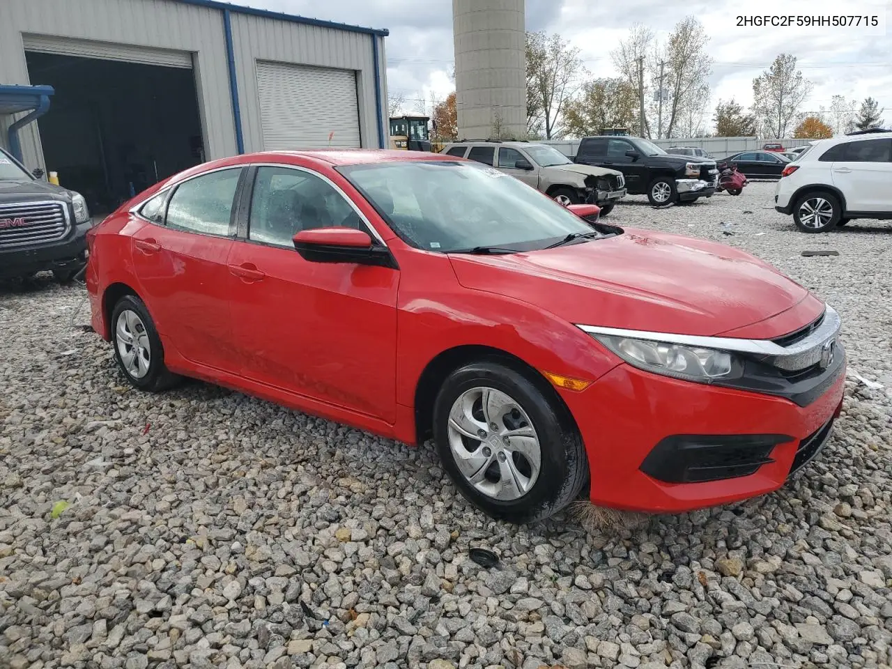 2HGFC2F59HH507715 2017 Honda Civic Lx