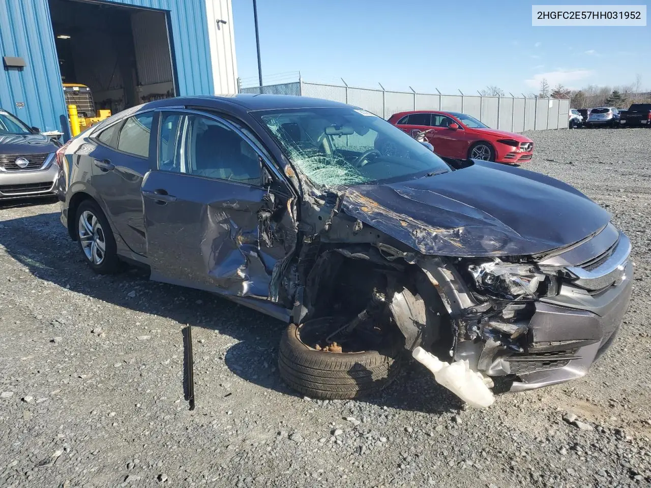 2HGFC2E57HH031952 2017 Honda Civic Lx