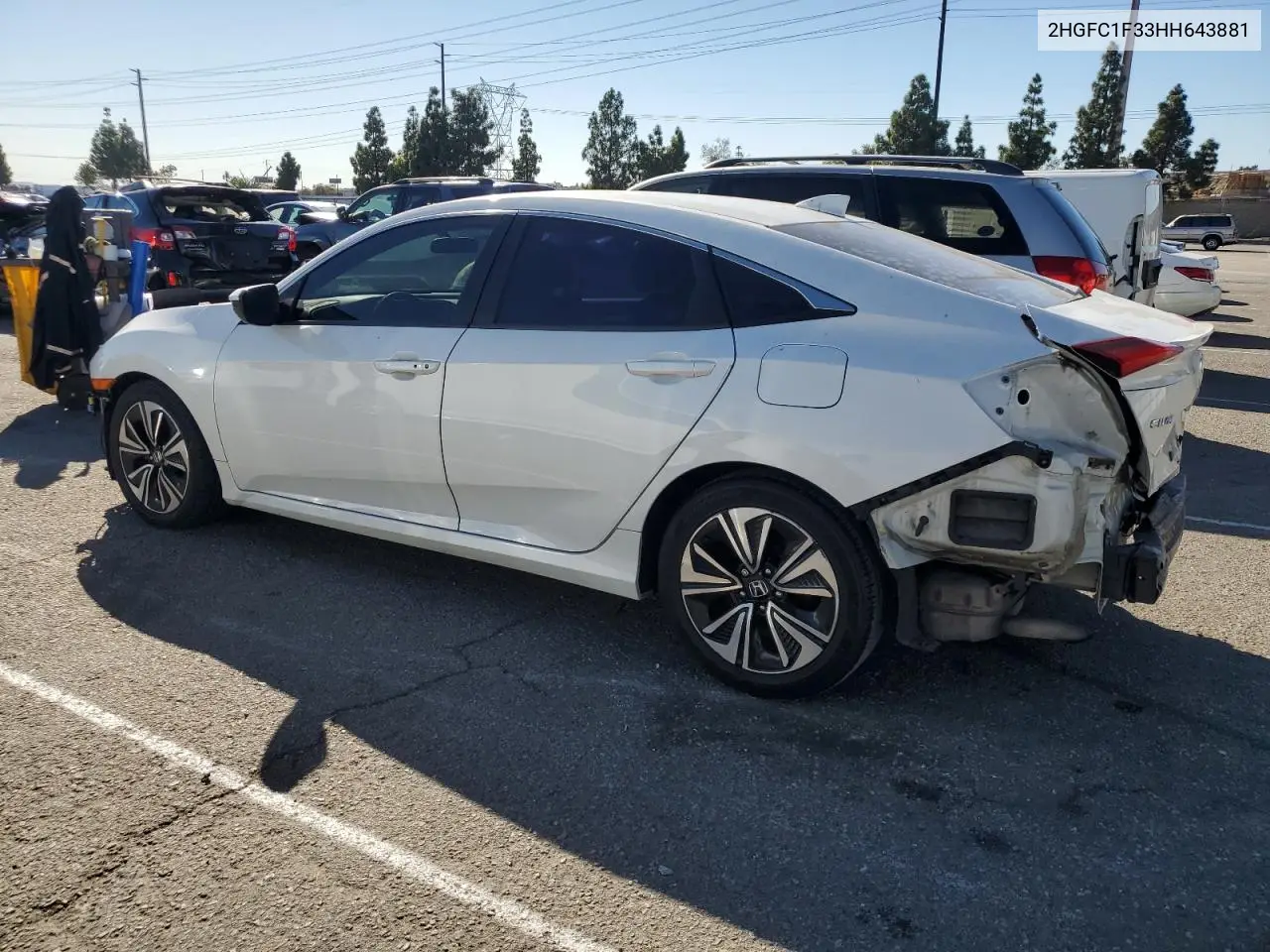 2HGFC1F33HH643881 2017 Honda Civic Ex