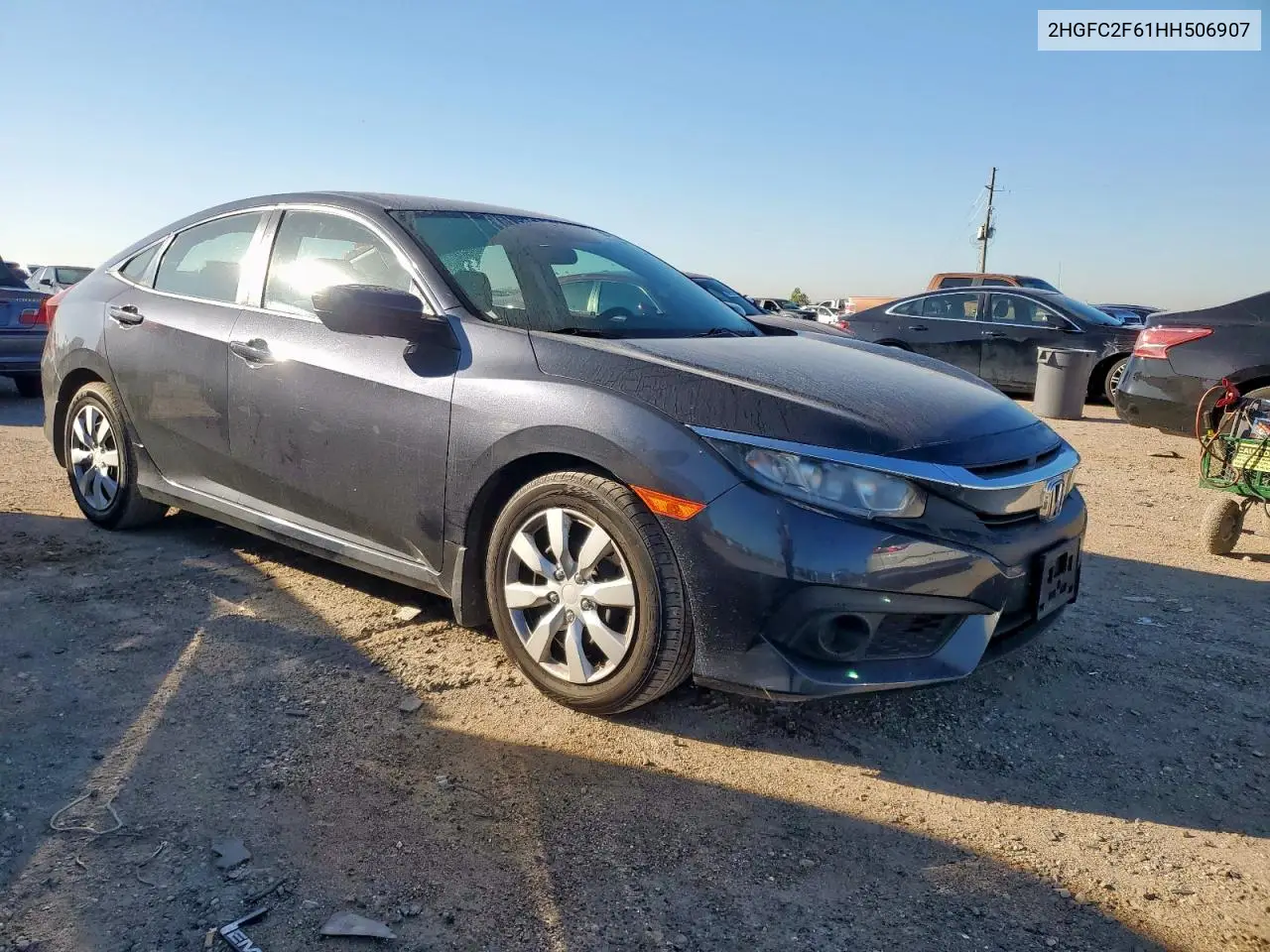 2HGFC2F61HH506907 2017 Honda Civic Lx