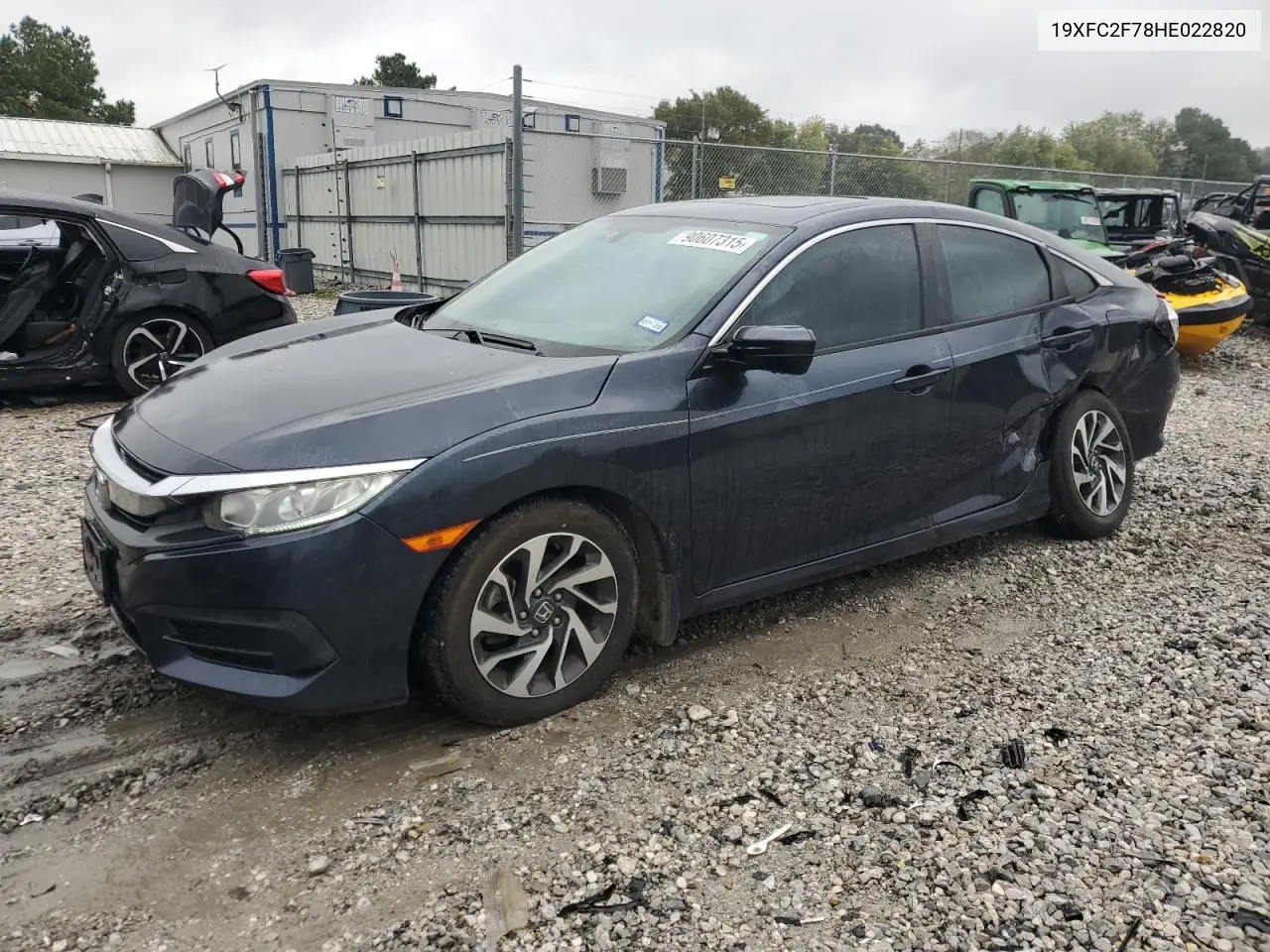 19XFC2F78HE022820 2017 Honda Civic Ex