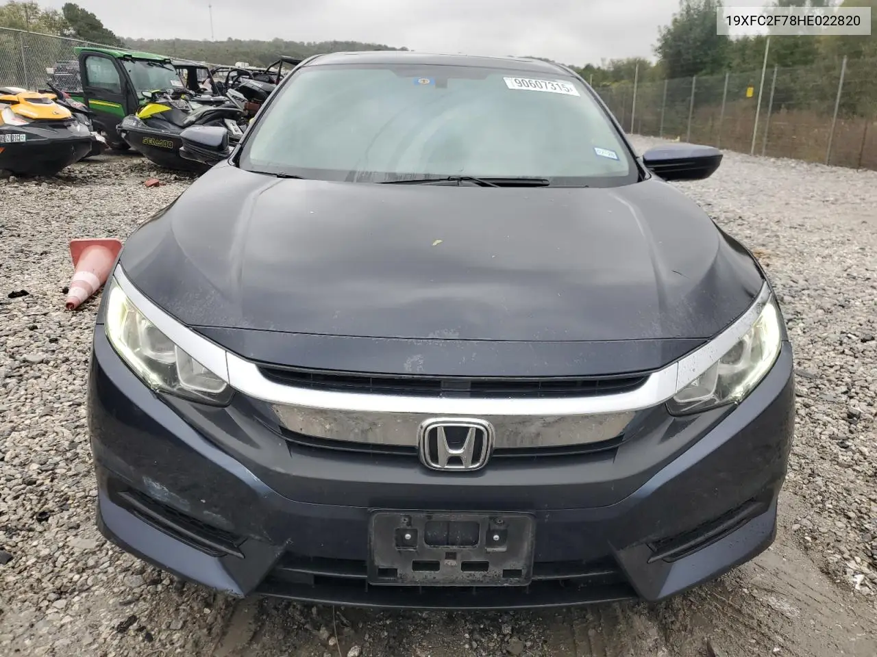 19XFC2F78HE022820 2017 Honda Civic Ex