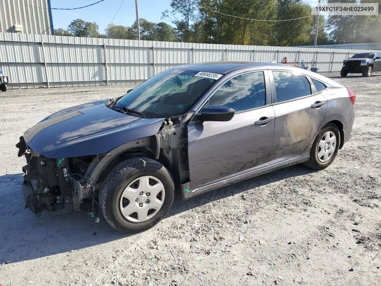 19XFC1F34HE023499 2017 Honda Civic Ex