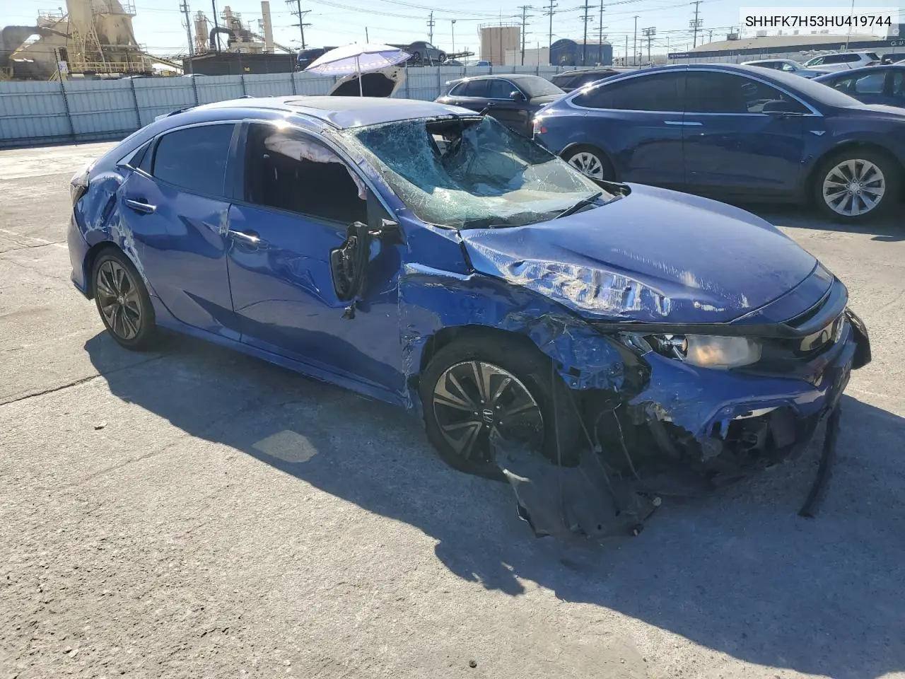 SHHFK7H53HU419744 2017 Honda Civic Ex