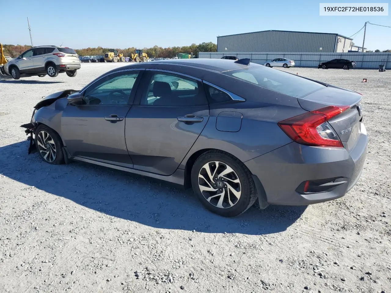 19XFC2F72HE018536 2017 Honda Civic Ex