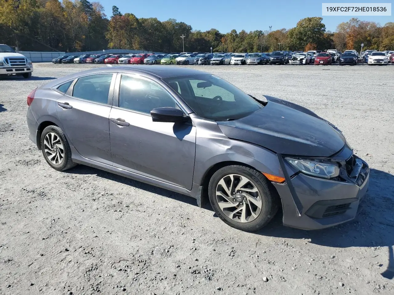 19XFC2F72HE018536 2017 Honda Civic Ex