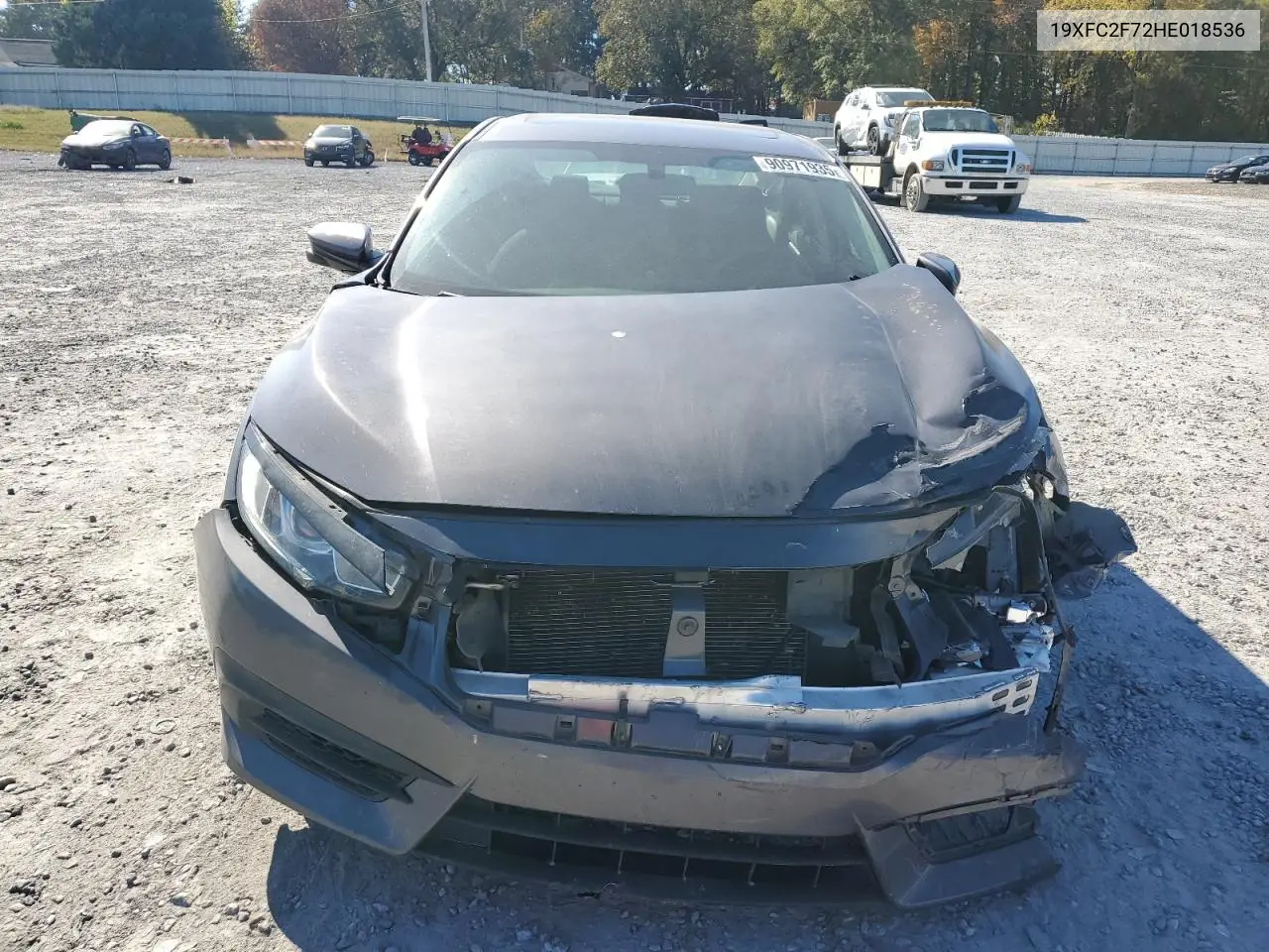 19XFC2F72HE018536 2017 Honda Civic Ex