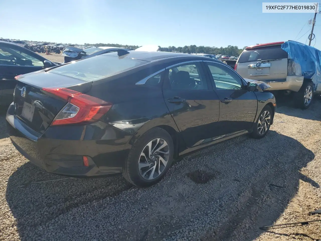 19XFC2F77HE019830 2017 Honda Civic Ex