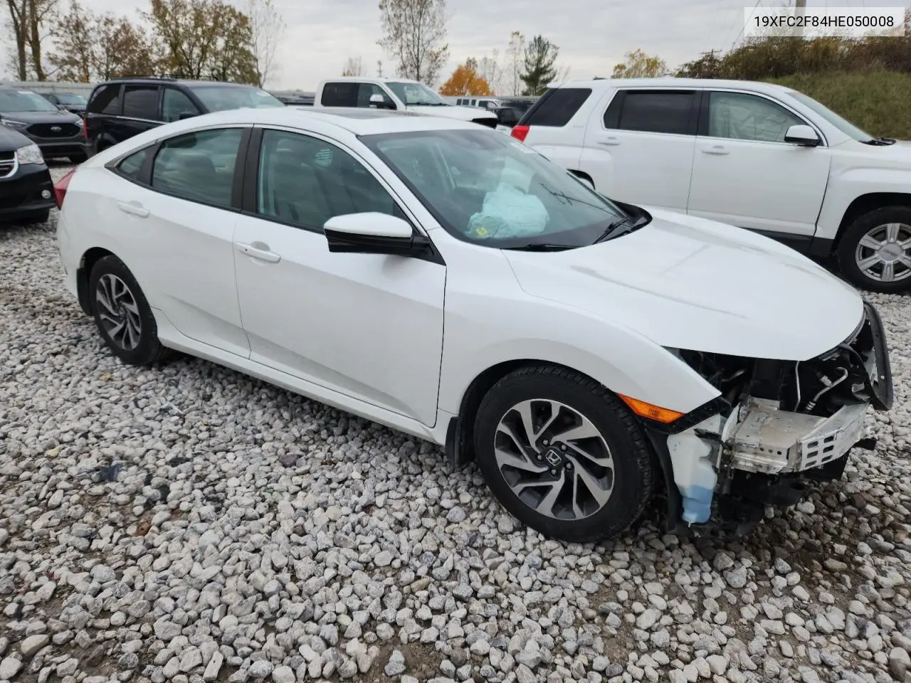 19XFC2F84HE050008 2017 Honda Civic Ex