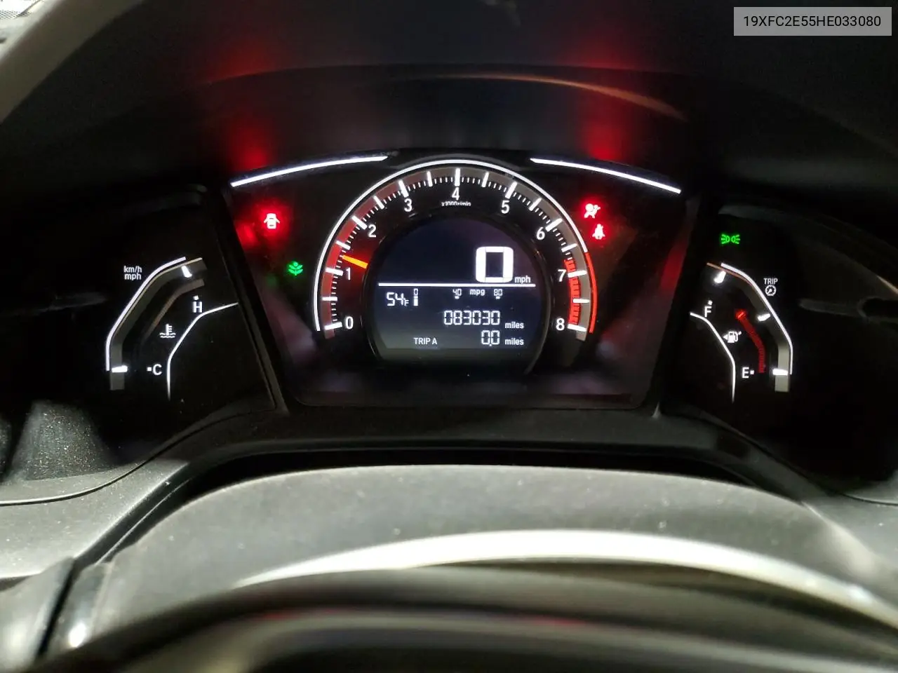 19XFC2E55HE033080 2017 Honda Civic Lx