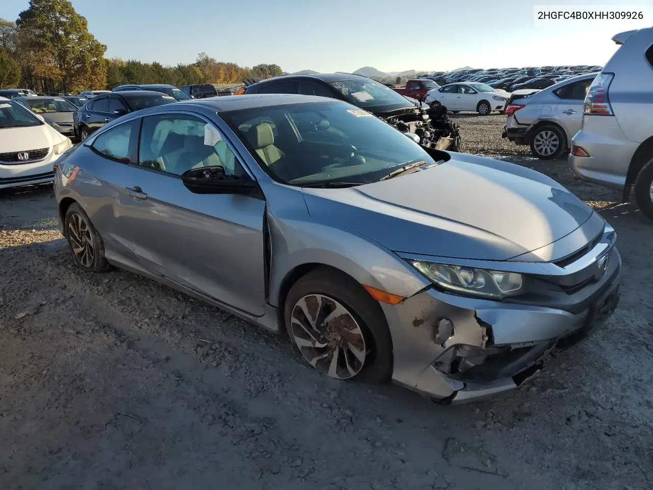 2HGFC4B0XHH309926 2017 Honda Civic Lx