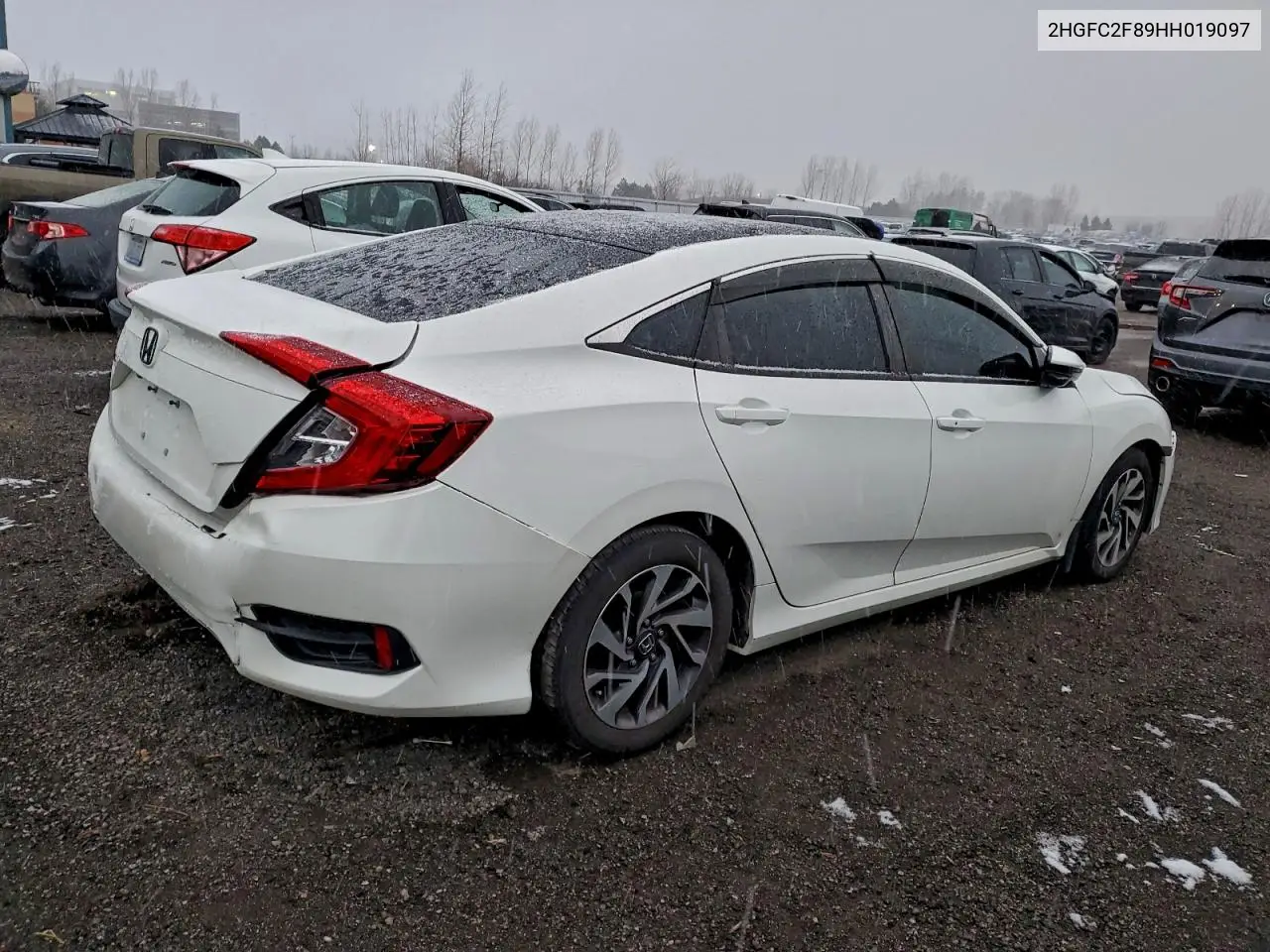 2HGFC2F89HH019097 2017 Honda Civic Ex