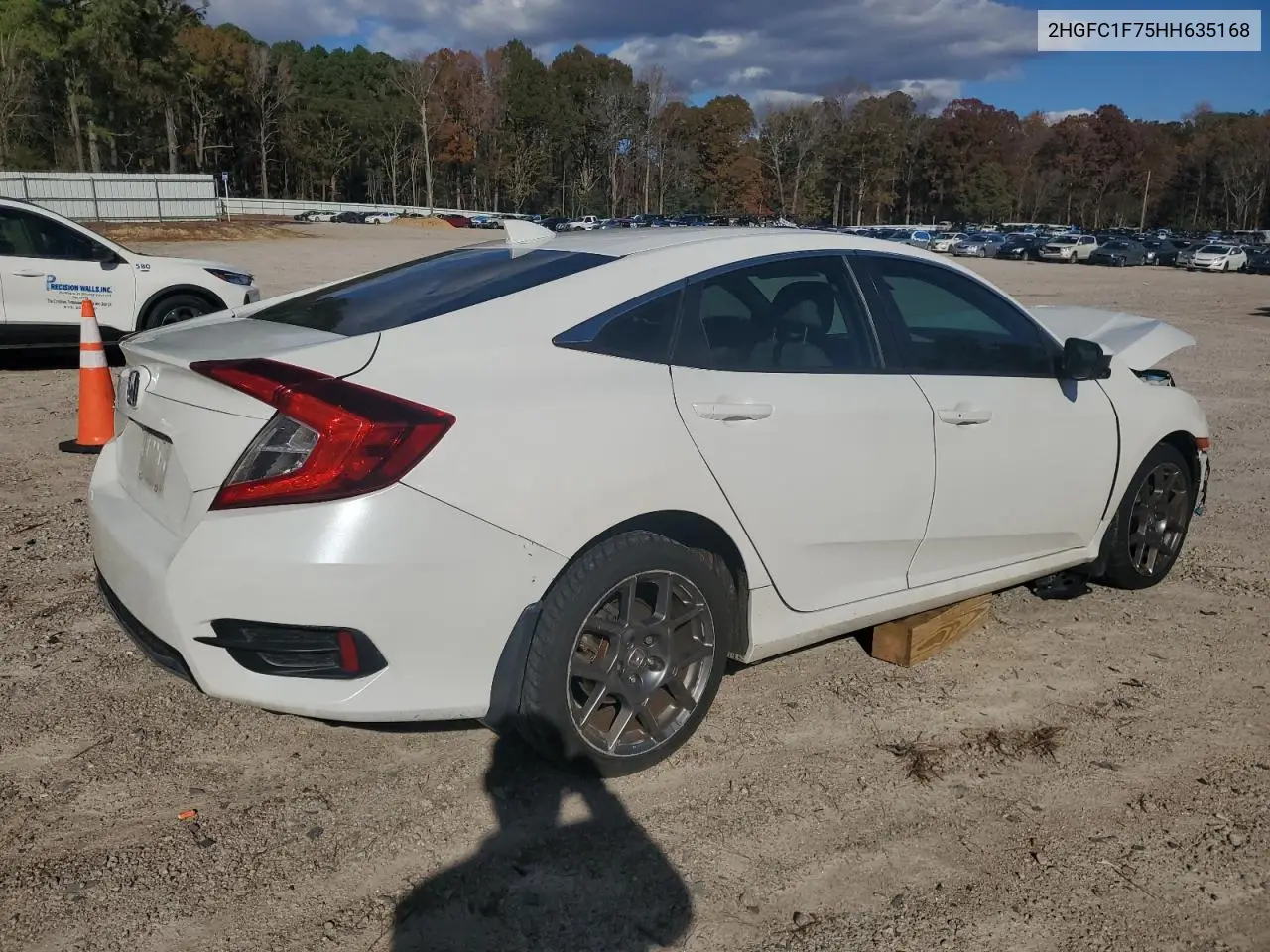 2HGFC1F75HH635168 2017 Honda Civic Exl