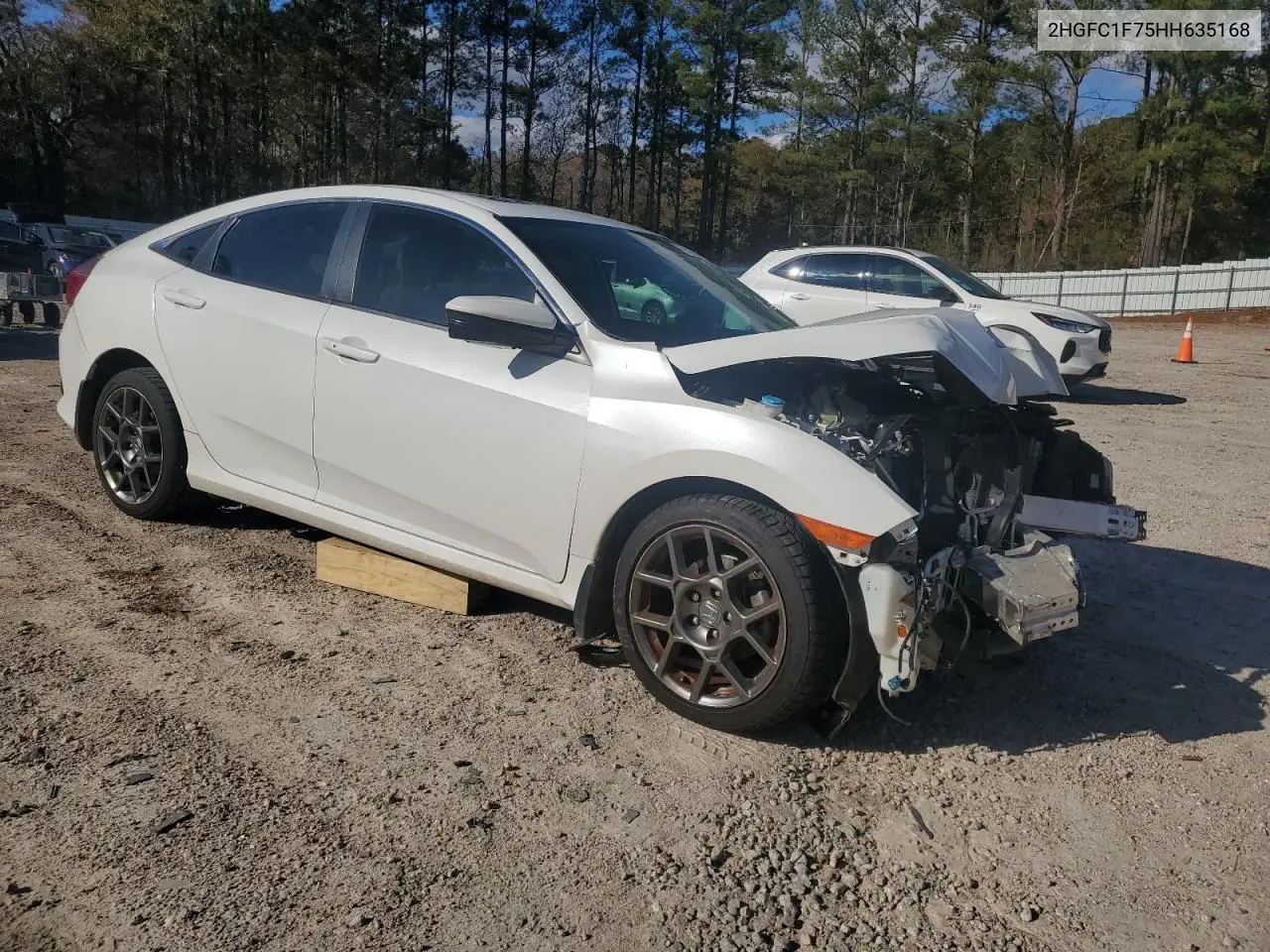 2HGFC1F75HH635168 2017 Honda Civic Exl