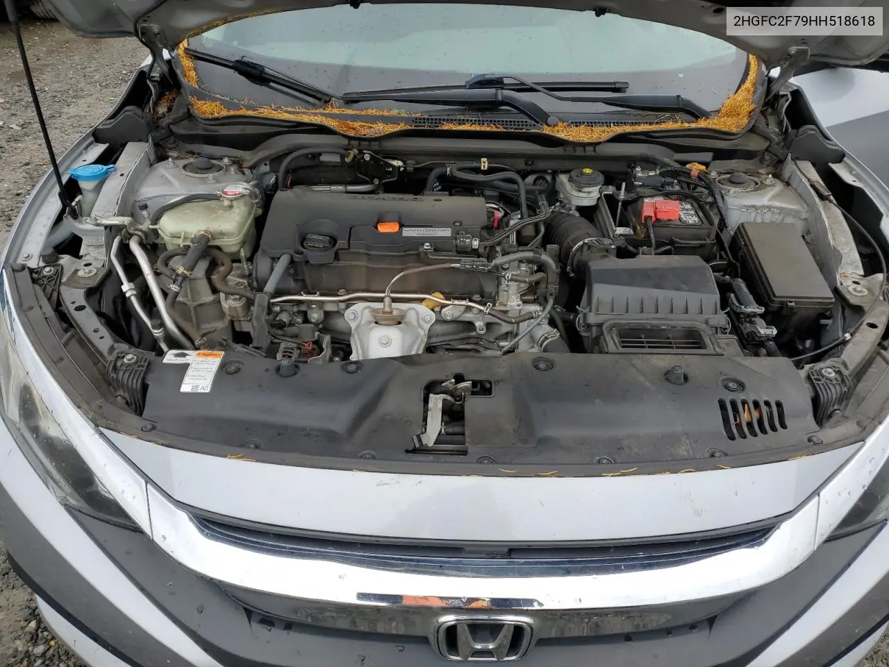 2HGFC2F79HH518618 2017 Honda Civic Ex