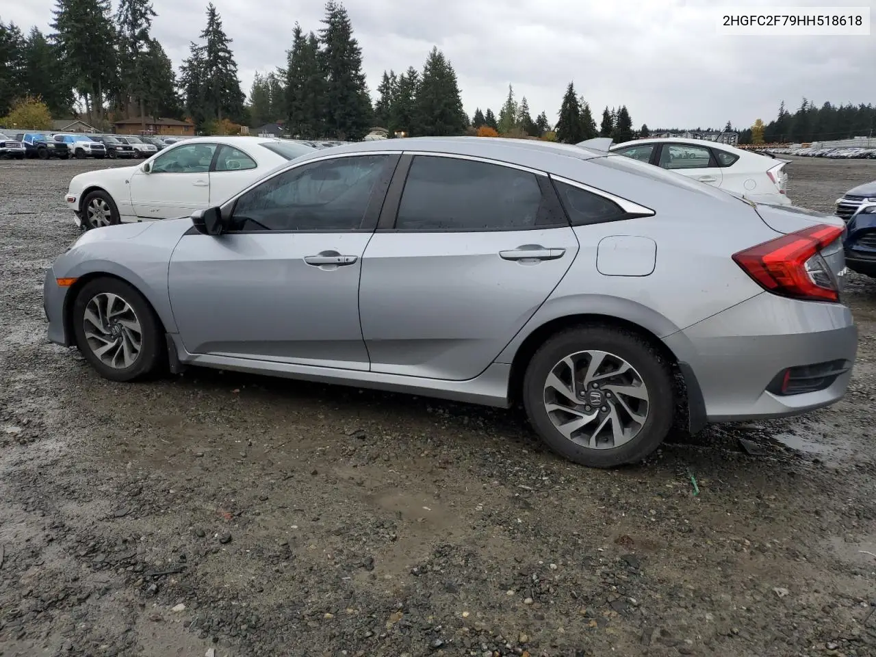 2HGFC2F79HH518618 2017 Honda Civic Ex